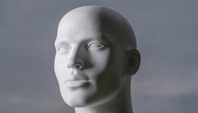 3D printed human head