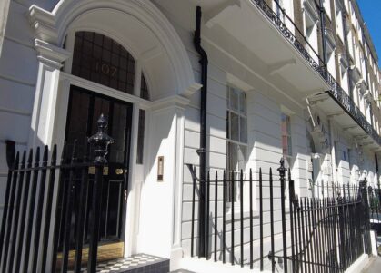 Harley Street Maxillofacial Clinic entrance