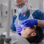 dentist with patient