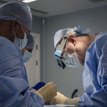 maxillofacial surgeons in theatre